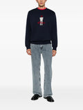 Drôle De Monsieur column-print sweatshirt