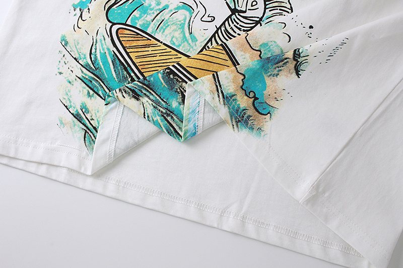 MIXED EMOTION Astronaut Graphic Ringer T-Shirt