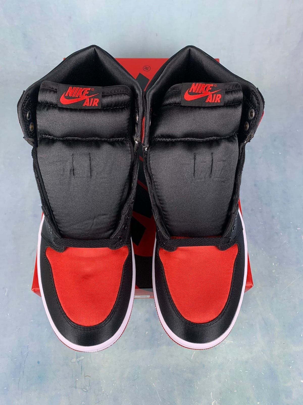 Air Jordan 1 High Banned Black/Red Silk Unisex Sneakers FD4810-061